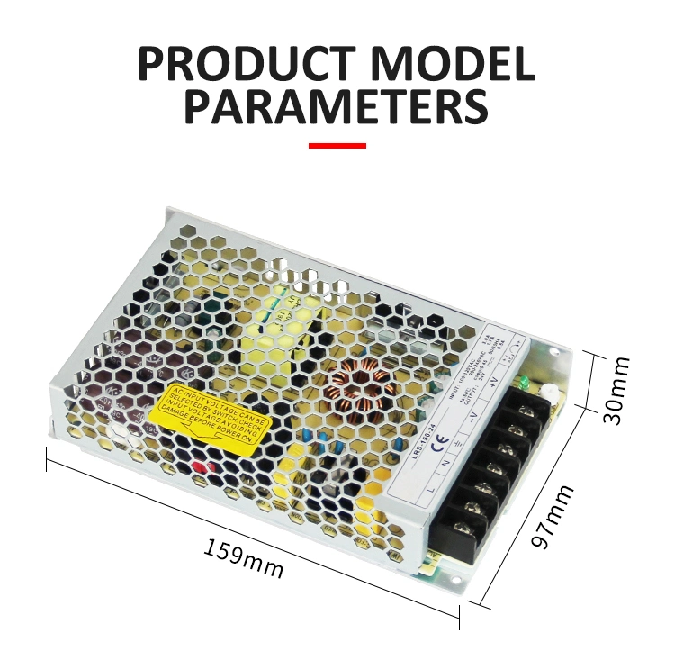 35W SMPS Single Output AC 220V to DC 5V 12V 24V 36V 48V DC LED Switching Power Supply with CE, RoHS (LRS-35)